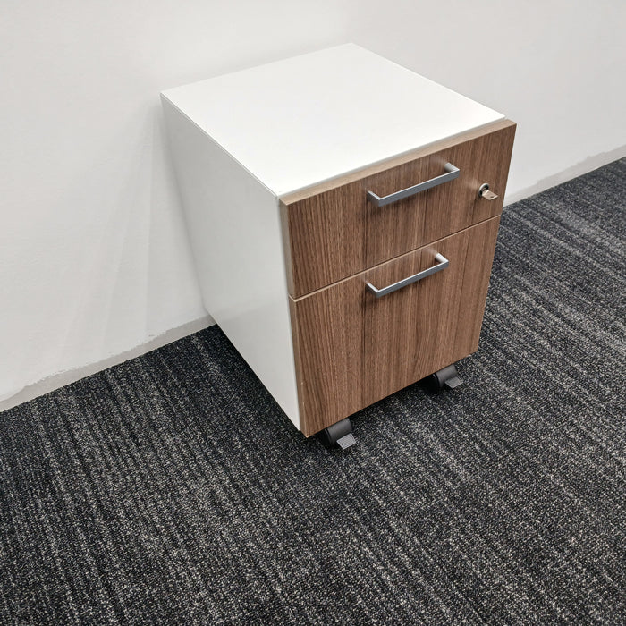 2 Drawer B/F Pedestal File Cabinet