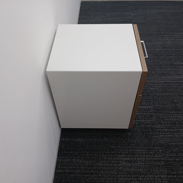 2 Drawer B/F Pedestal File Cabinet