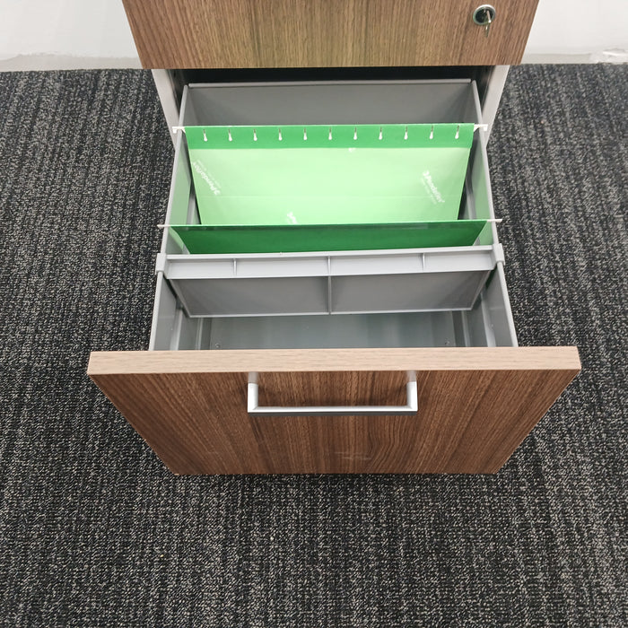 2 Drawer B/F Pedestal File Cabinet