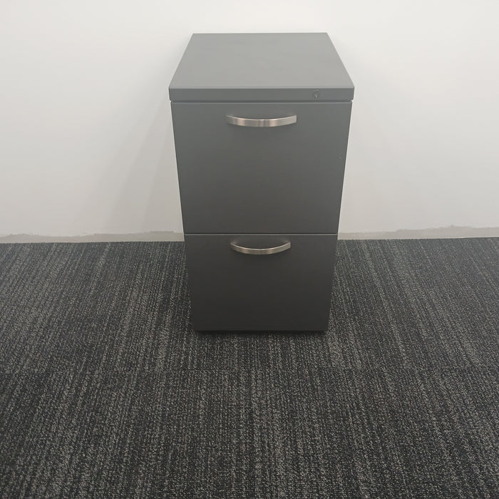 2 Drawer B/F Pedestal File Cabinet