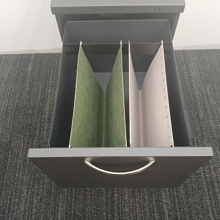 2 Drawer B/F Pedestal File Cabinet
