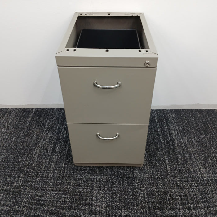 2 Drawer F/F Pedestal File Cabinet