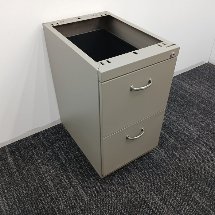2 Drawer F/F Pedestal File Cabinet