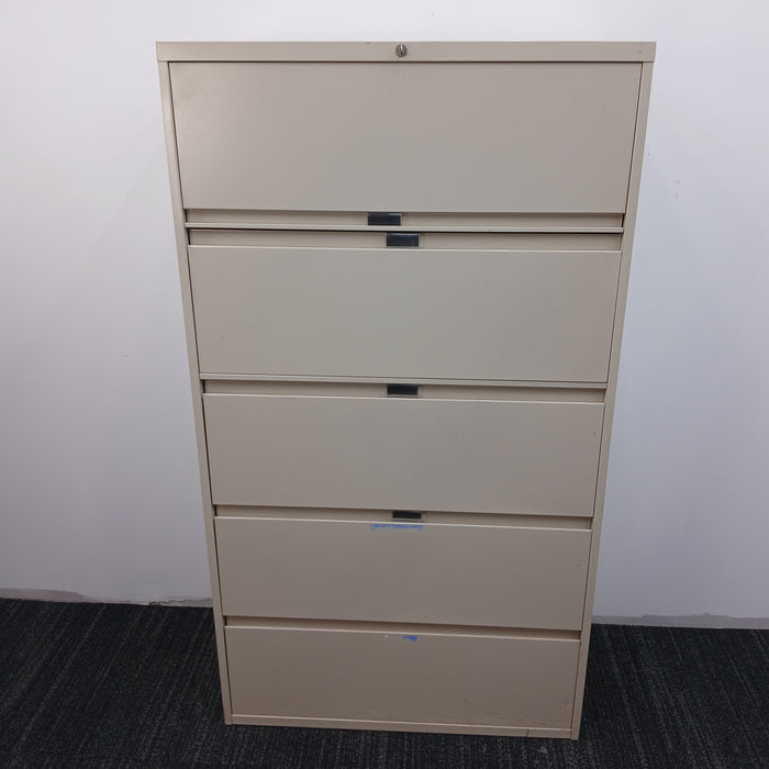 36" 5 Drawer Lateral File Cabinet