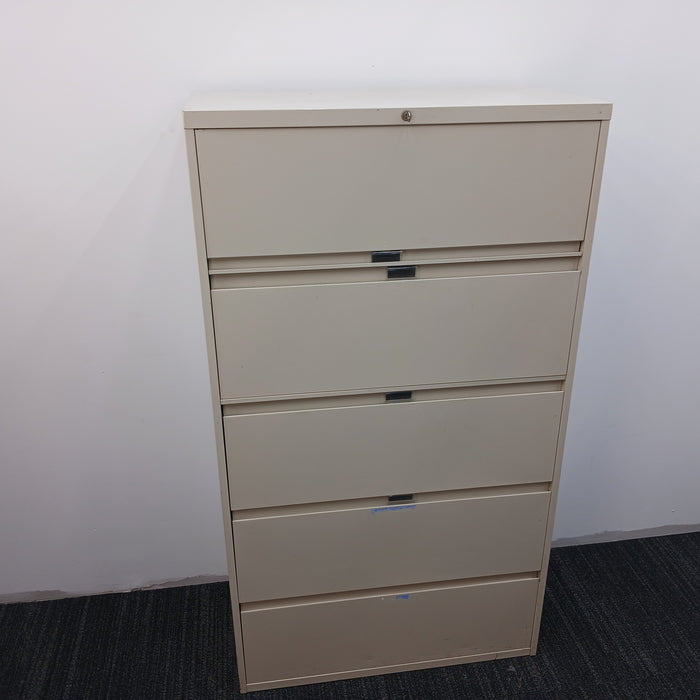 36" 5 Drawer Lateral File Cabinet