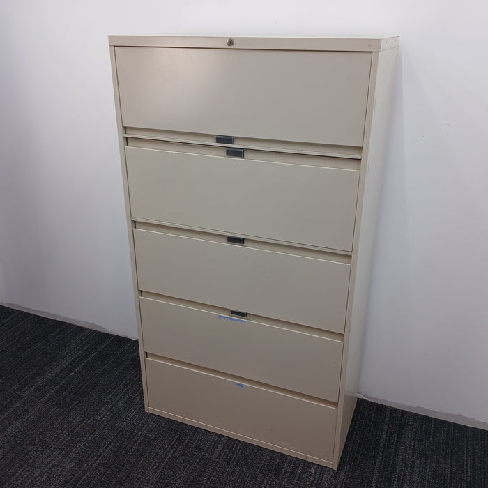 36" 5 Drawer Lateral File Cabinet