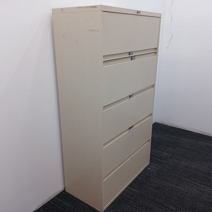 36" 5 Drawer Lateral File Cabinet
