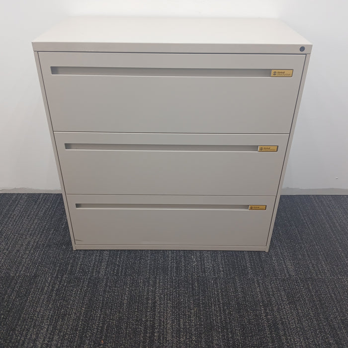 36" 3 Drawer Lateral File Cabinet