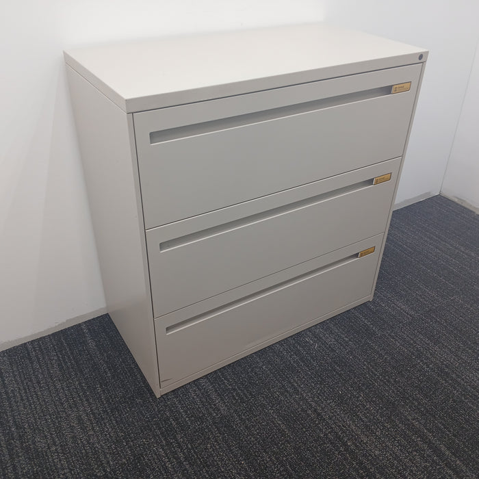 36" 3 Drawer Lateral File Cabinet