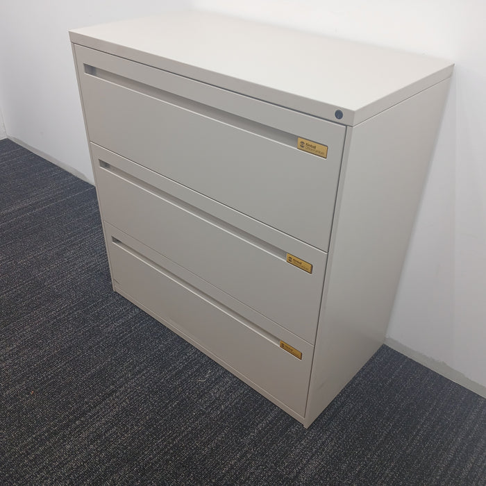 36" 3 Drawer Lateral File Cabinet