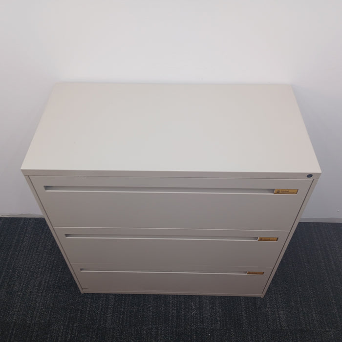 36" 3 Drawer Lateral File Cabinet