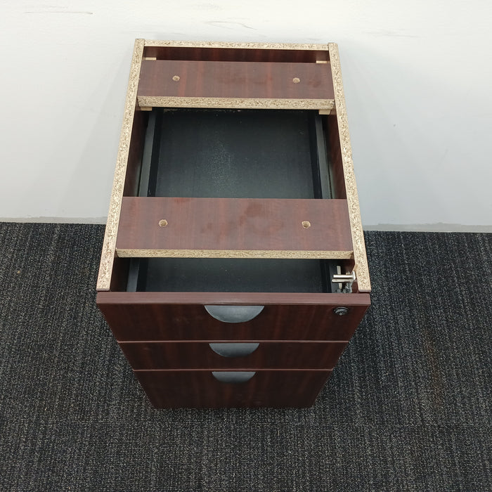 3 Drawer B/B/F Pedestal File Cabinet
