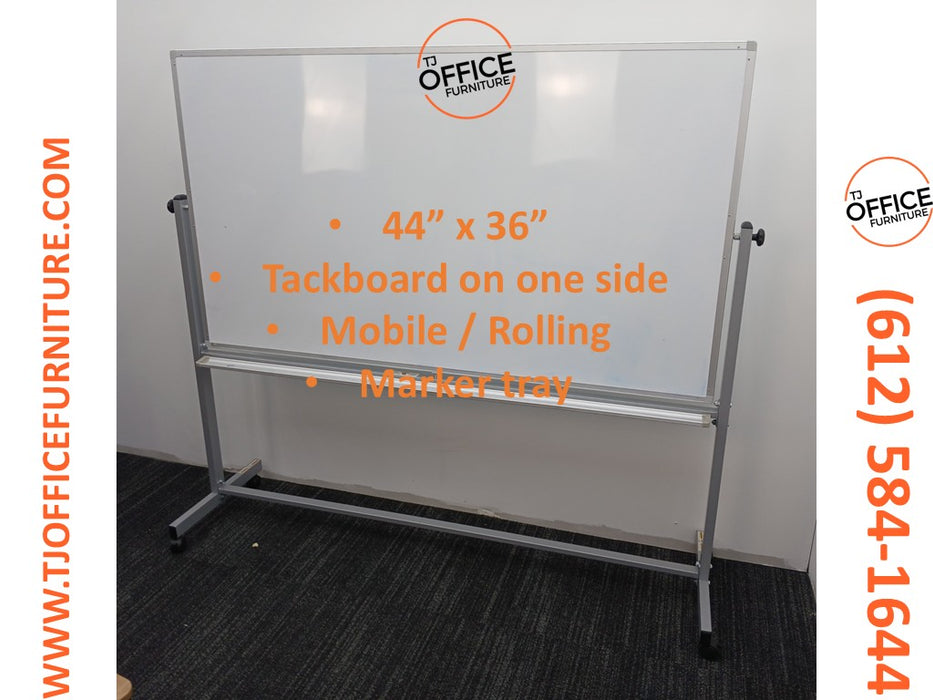 Mobile Whiteboard / Dry Erase / Tackboard