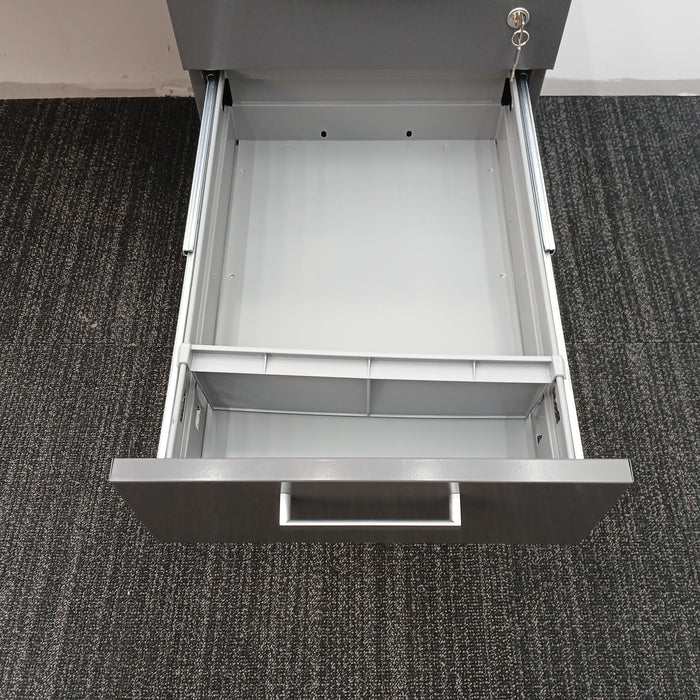 Desk with Pedestal File Cabinet