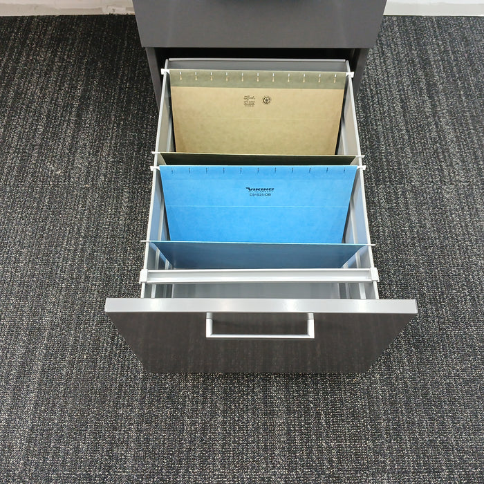 Desk with Pedestal File Cabinet