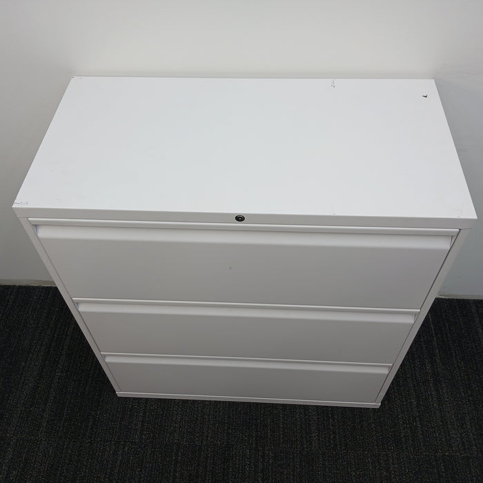36" 3 Drawer Lateral File Cabinet (#7356)