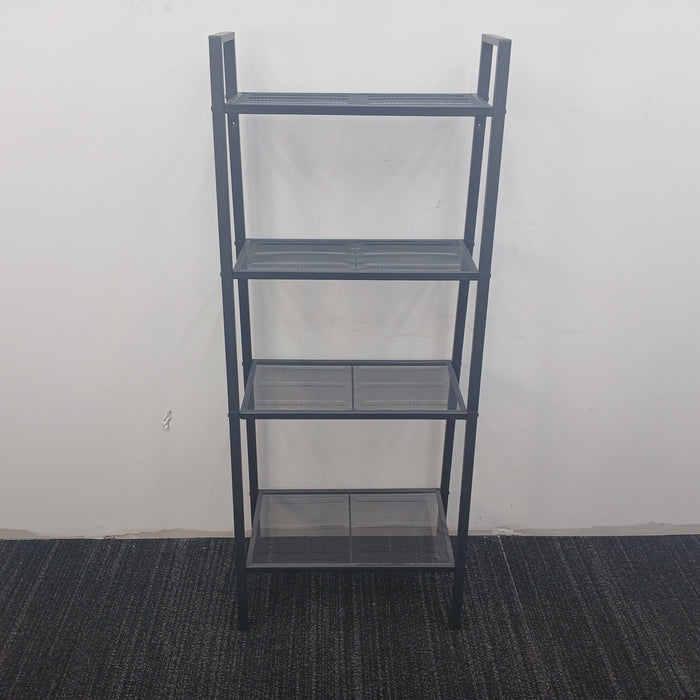 Metal Mesh 4-Shelf Storage Unit
