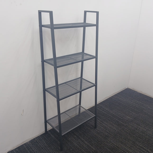 Metal Mesh 4-Shelf Storage Unit