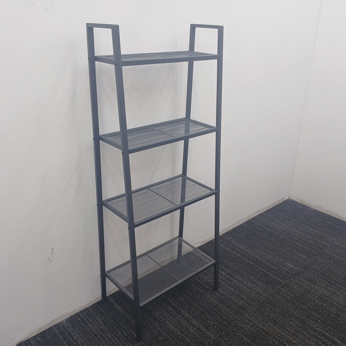 Metal Mesh 4-Shelf Storage Unit