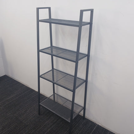 Metal Mesh 4-Shelf Storage Unit