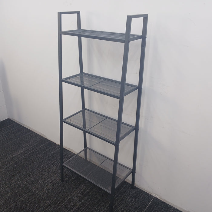 Metal Mesh 4-Shelf Storage Unit