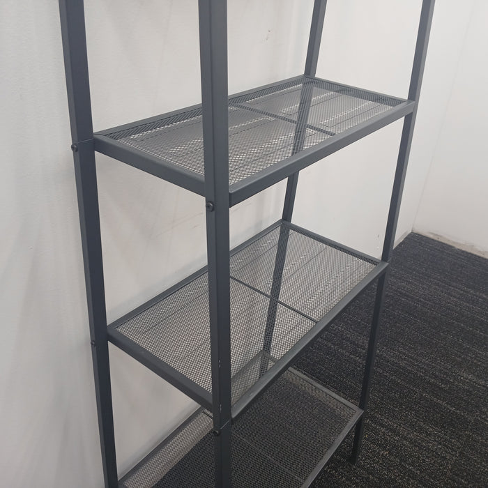 Metal Mesh 4-Shelf Storage Unit