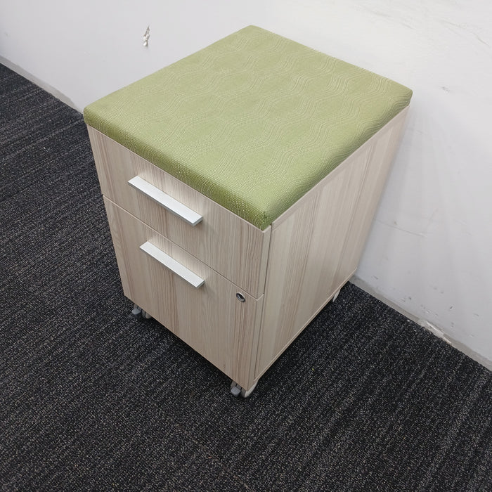 2 Drawer B/F Pedestal File Cabinet