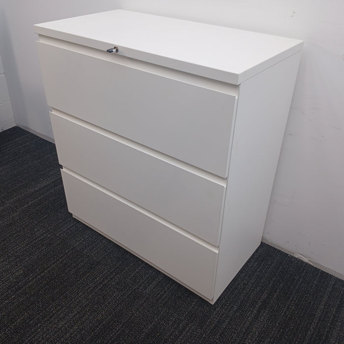 36" 3 Drawer Lateral File Cabinet