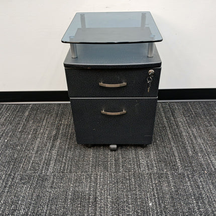 2 Drawer B/F Pedestal File Cabinet