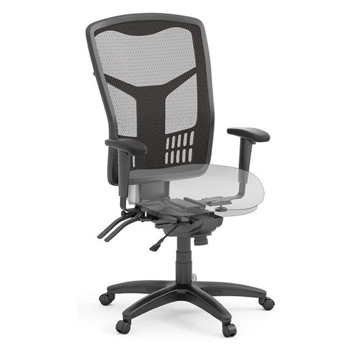 HIGH BACK MESH CHAIR-NO SEAT