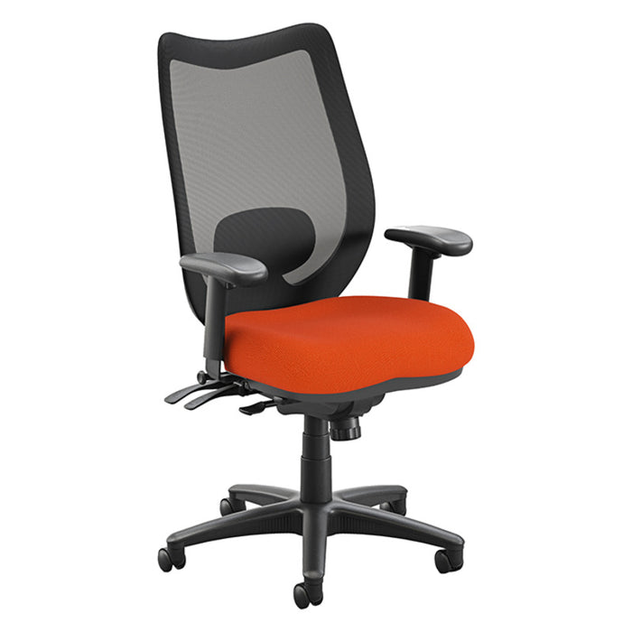 TULIP MESH BK MULTI-FCN CHAIR W/A&NO SEAT PA11