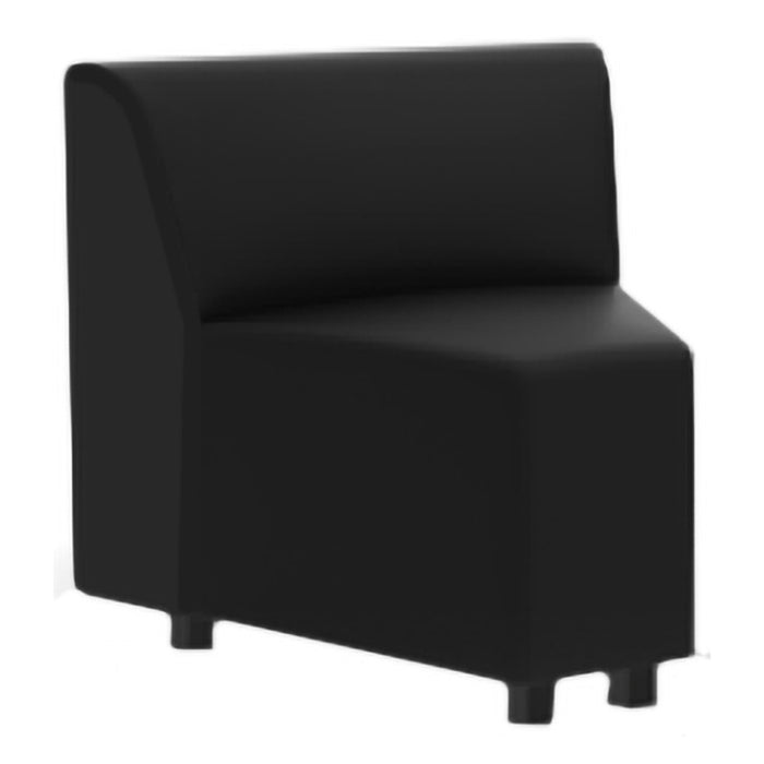 REMIX MODULAR CORNER SOFA W/SQ LEGS - BLKU164
