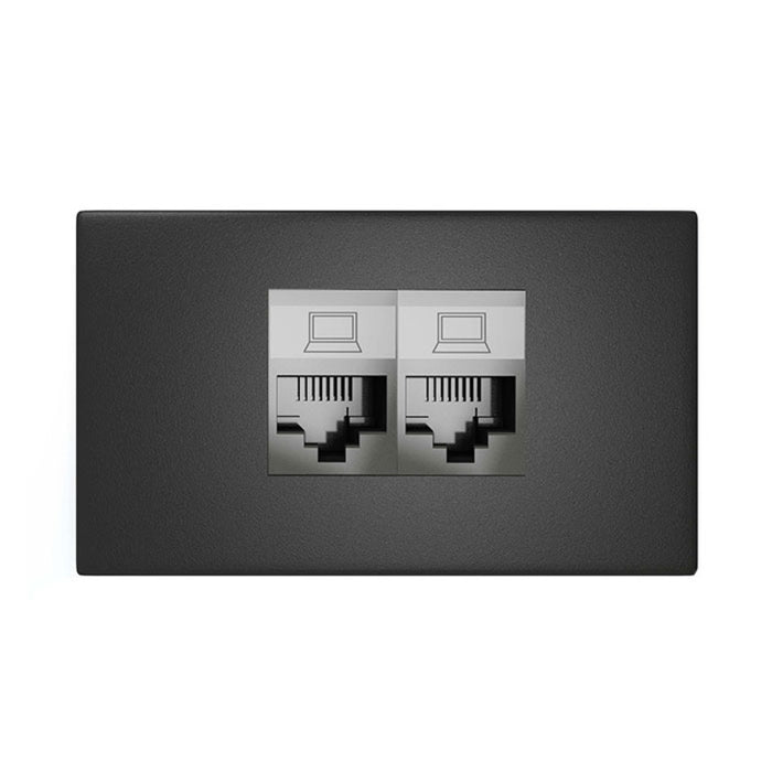 DATA PLATE WITH 2 RJ45