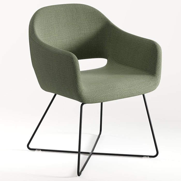 SARON GREEN PU W/ SLED BASE