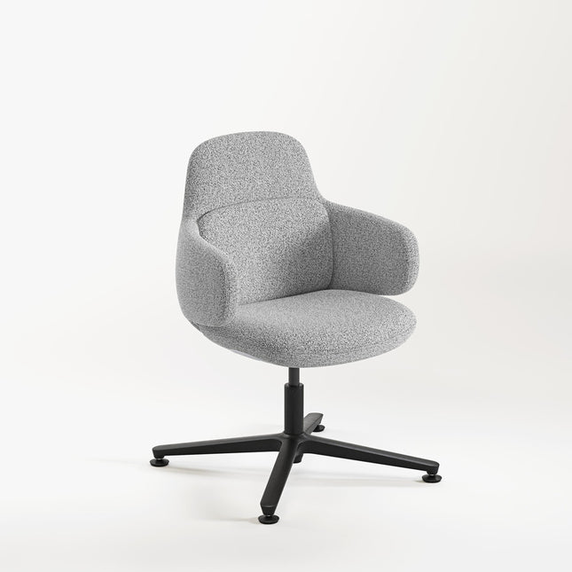 VIVA CLUB GRAY W/ BLACK ALUM 4 PRONG BASE