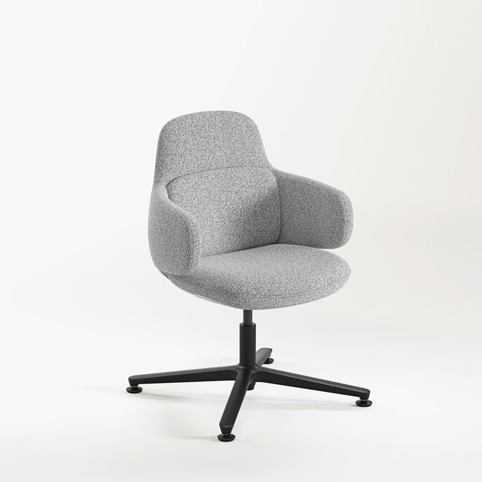 VIVA CLUB GRAY W/ BLACK ALUM 4 PRONG BASE