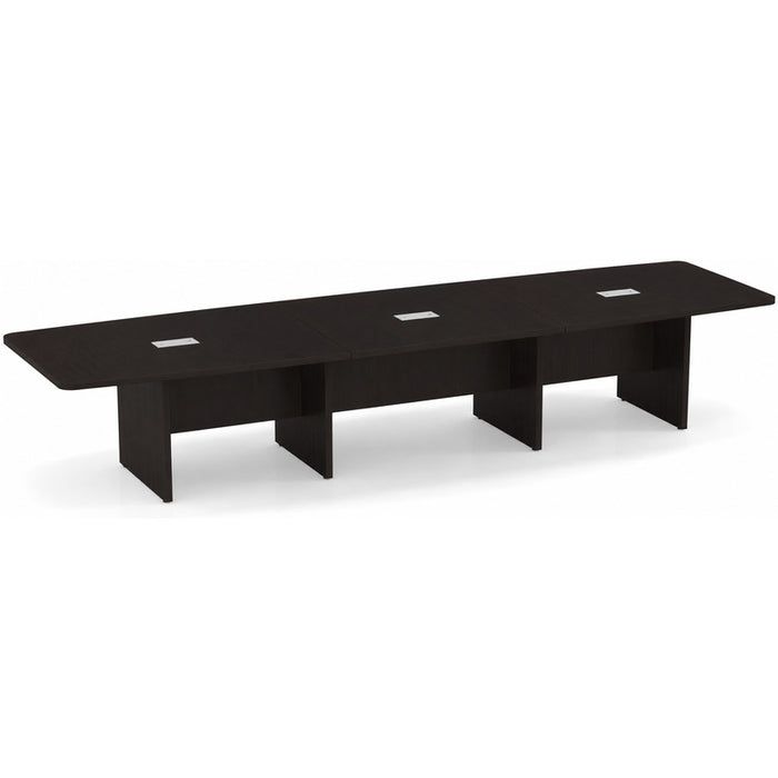 14ft BS Conf Table / Panel Base Espresso