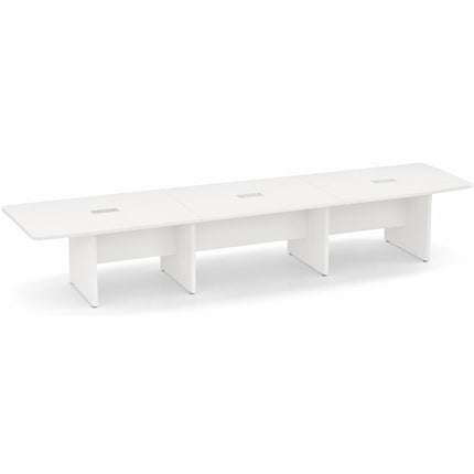 14ft BS Conf Table / Panel Base White