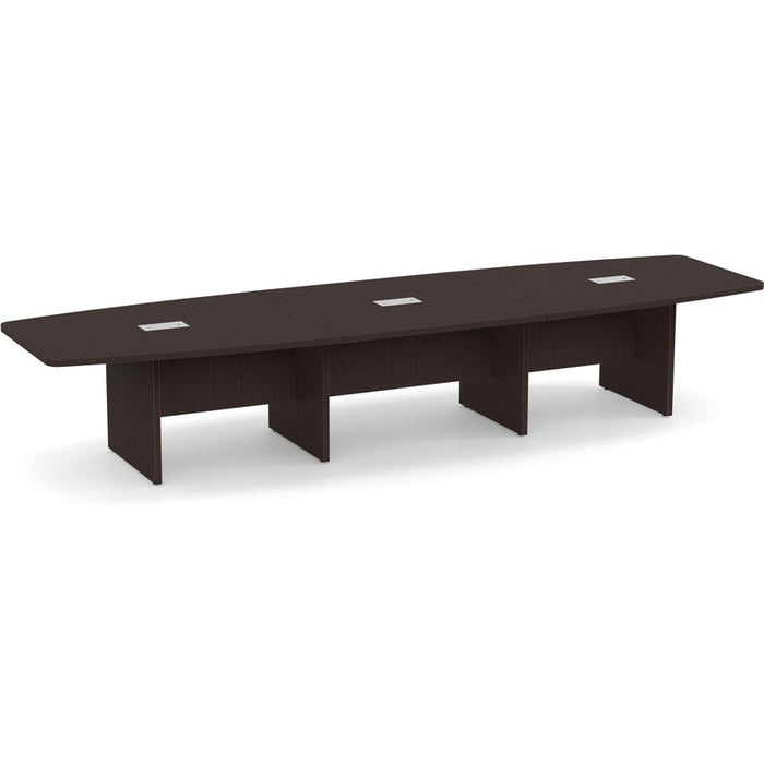 16ft BS Conf Table / Panel Base Espresso