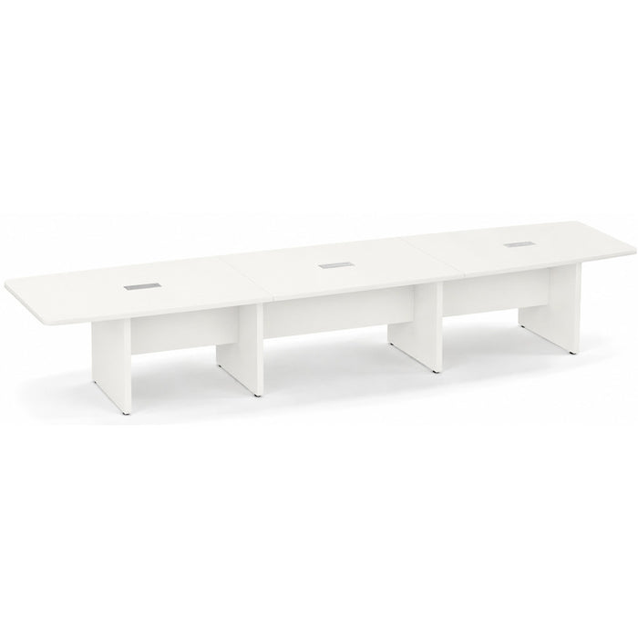 16ft BS Conf Table / Panel Base White