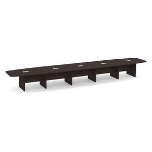 22ft BS Conf Table / Panel Base Espresso