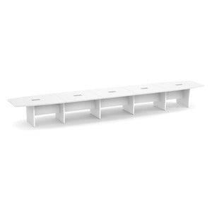 22ft BS Conf Table / Panel Base White