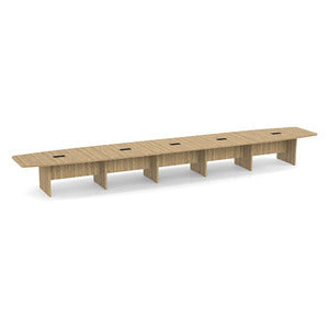 24ft BS Conf Table / Panel Base  Aspen