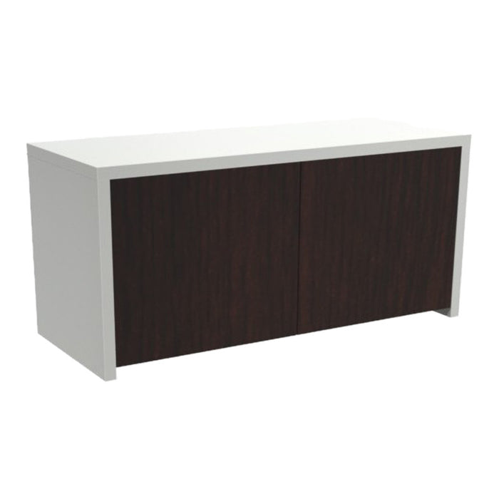 36" Wall-Mounted Hutch w/ 2 Lam Doors WHT/ESP