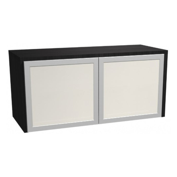 36" Wall-Mounted Hutch w/ 2 Glass Doors CGR