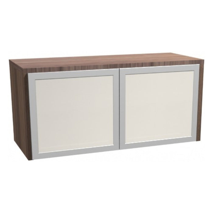36" Wall-Mounted Hutch w/ 2 Glass Doors MWN