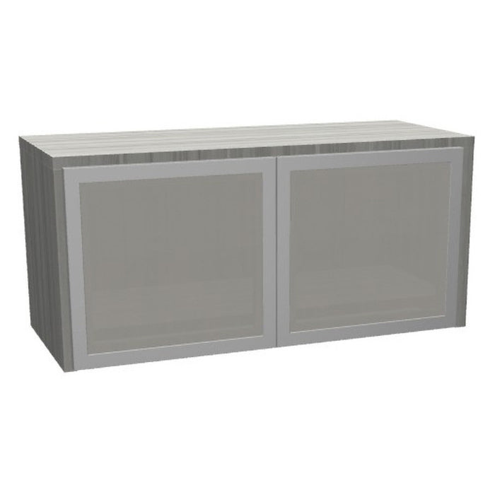 36" Wall-Mounted Hutch w/ 2 Glass Doors SLB