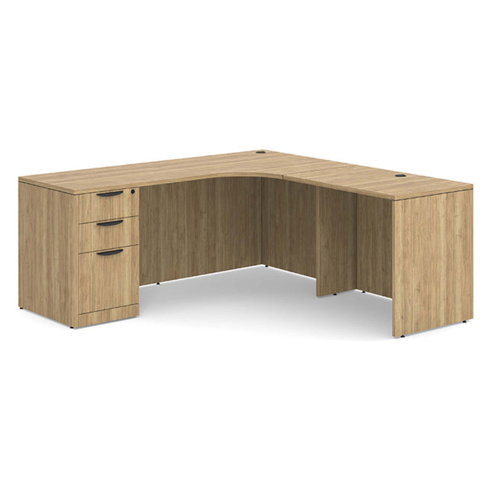 71"radius L shape Right return,BBF Ped Aspen