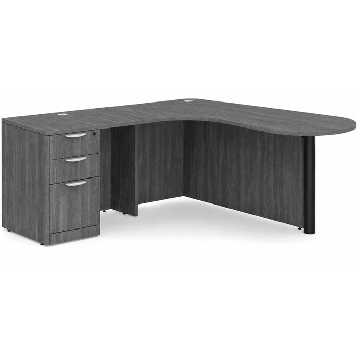 Bullet L shape Left return BBF ped CG Blk post