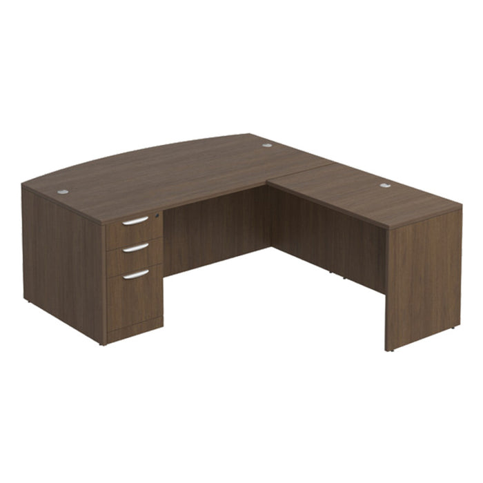 Bowfront LShape w/ 24x47 Return BBF Pedl MWN